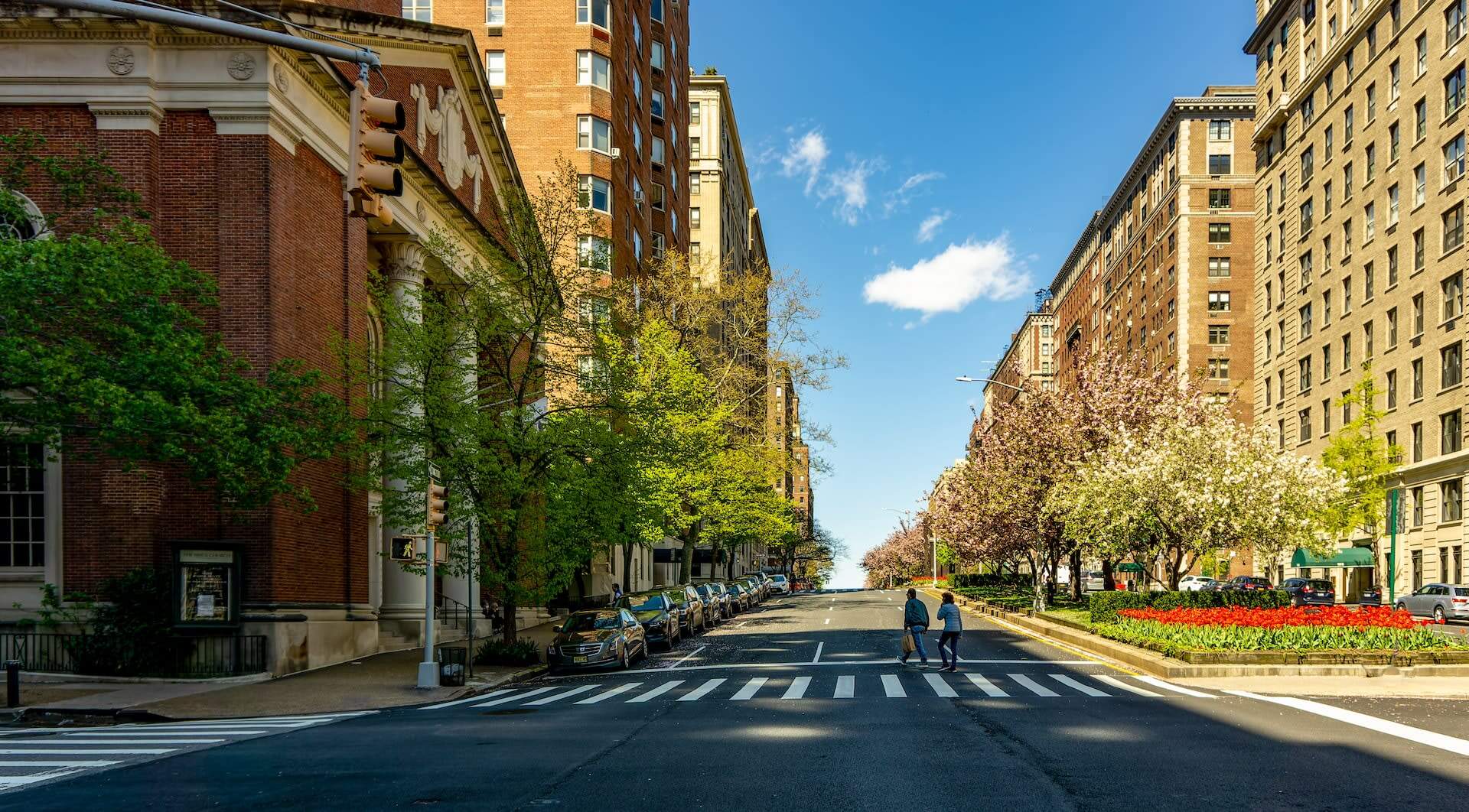 Classic Upper East Side neighborhood with views of Central Park and luxury residences.