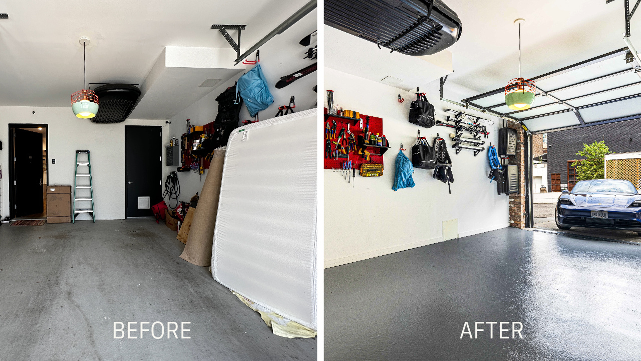 Before and After Garage