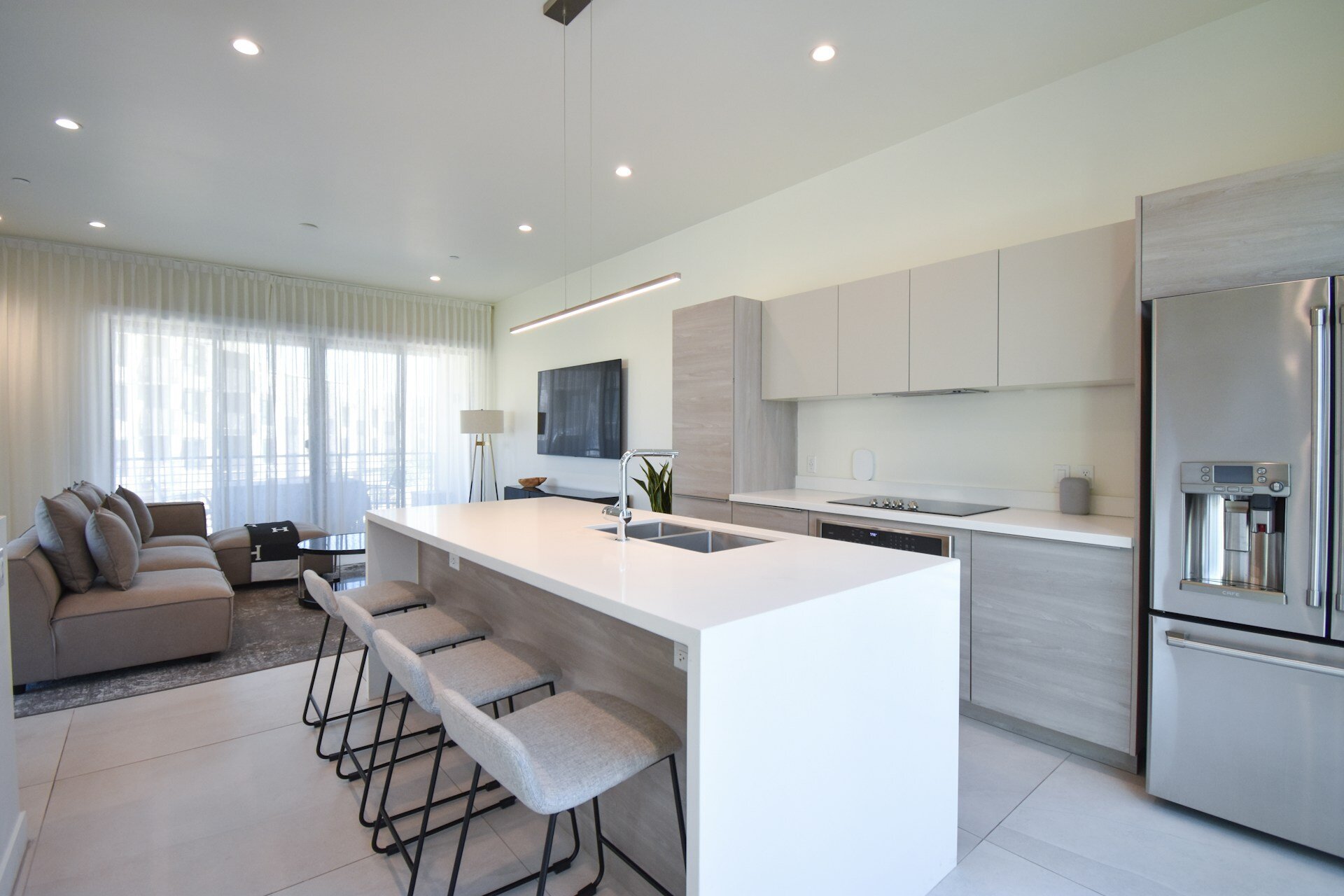 Interior of a new construction home in NYC