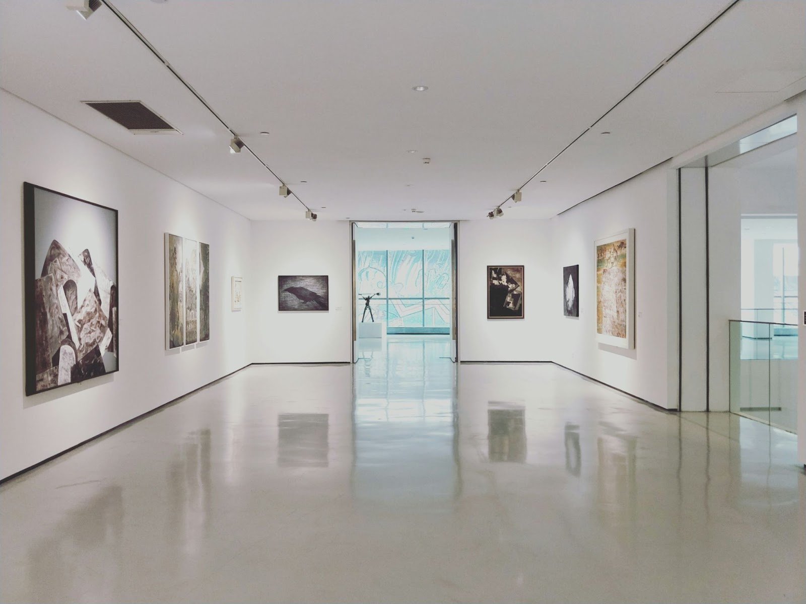 Interior of a museum in NYC