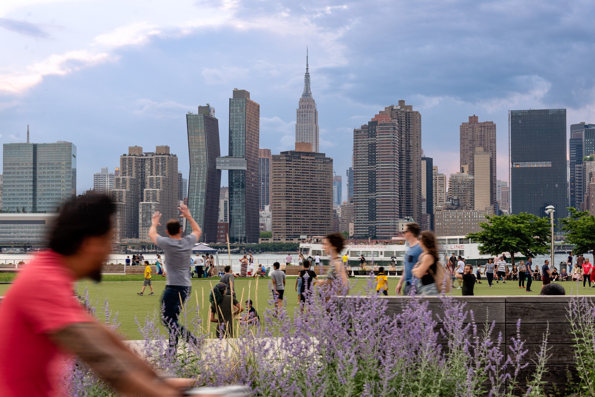 View of Manhattan from Long Island City park