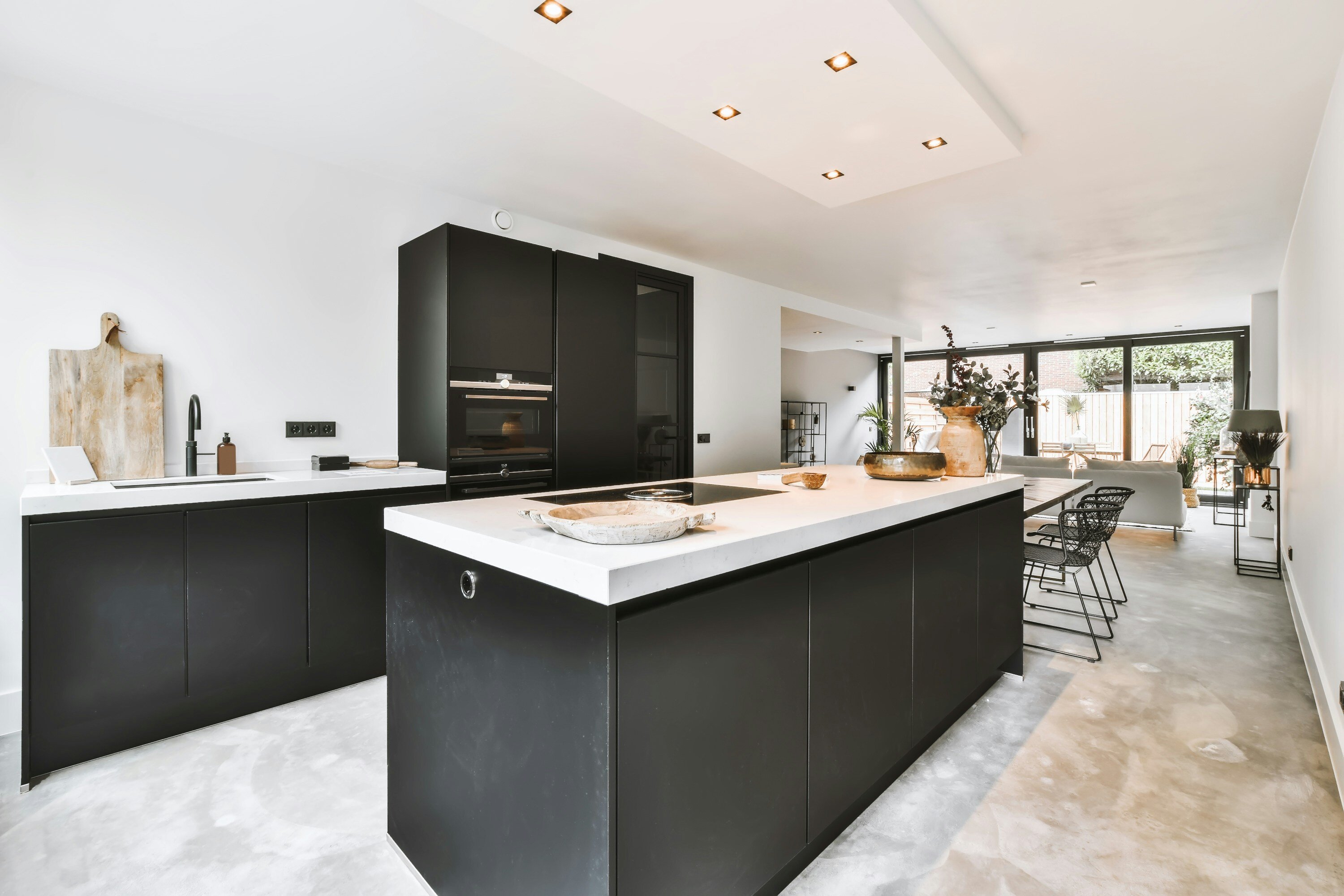 Open Concept Modern Kitchen