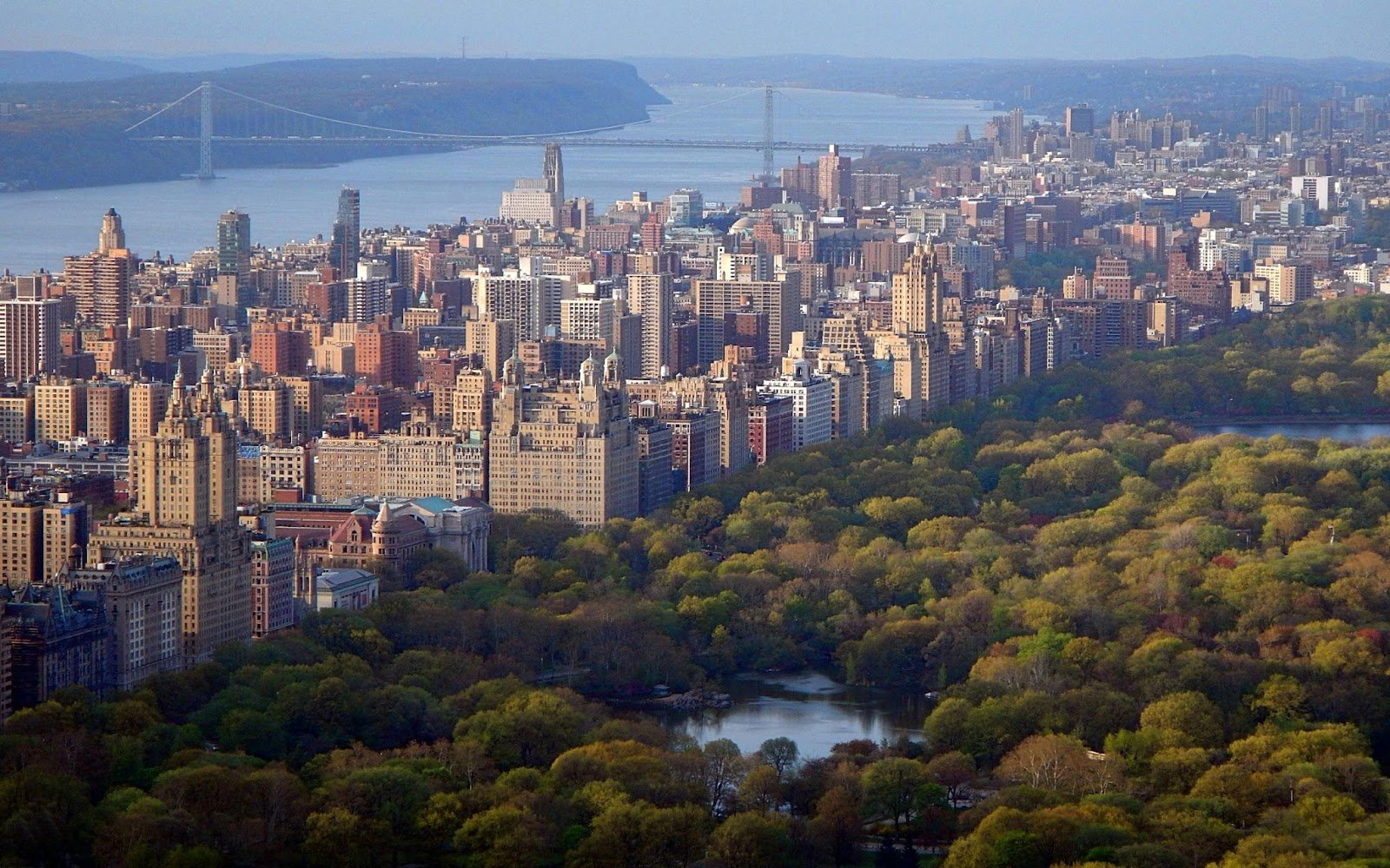 View of Central Park and NYC